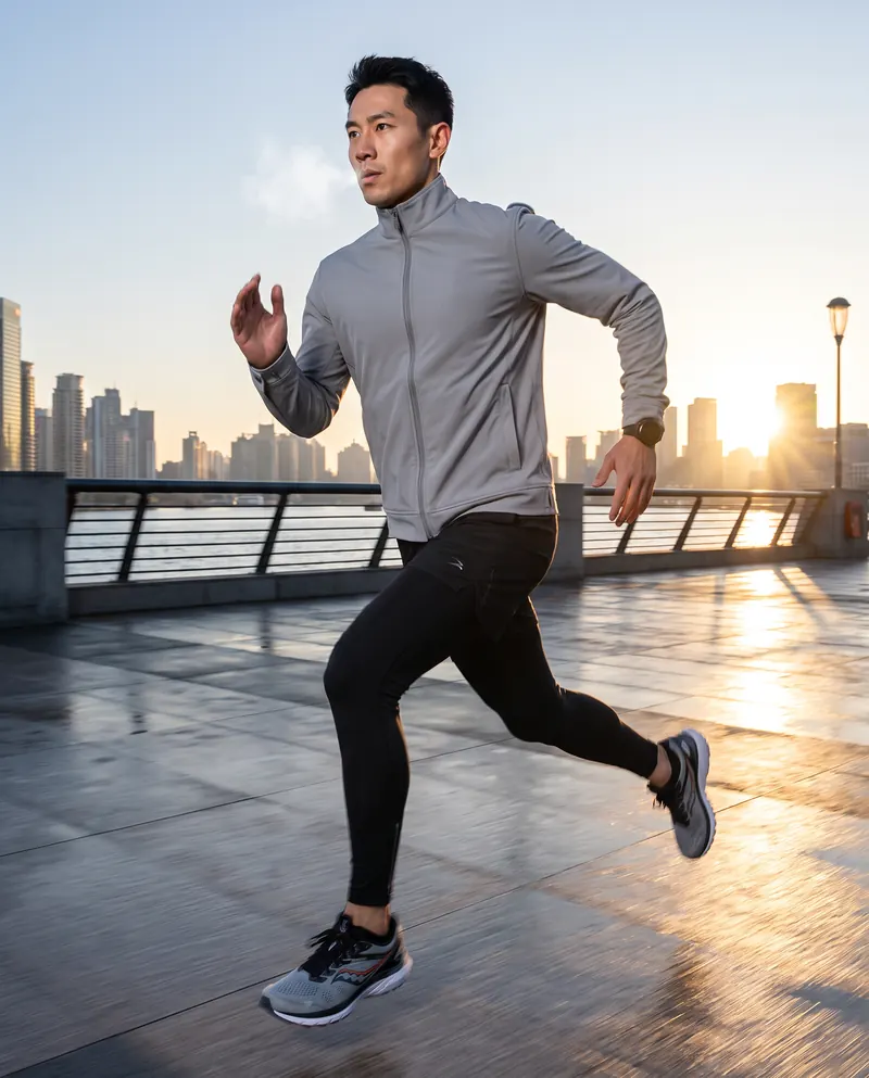 The Zip Jacket: Waterfront run, 06:10